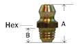 Grease Fitting Straight Short Ball Check Diagram